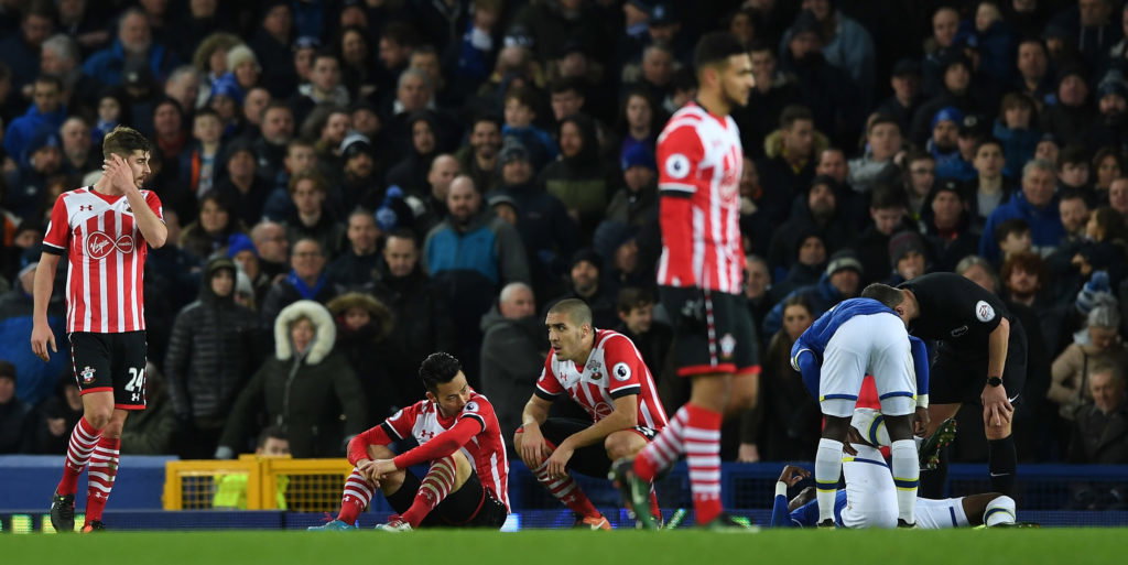 What happened when Saints last travelled to Everton?