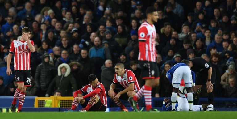 What happened when Saints last travelled to Everton?