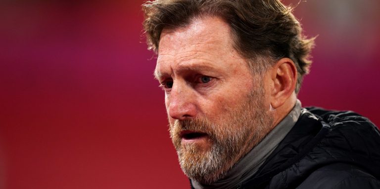 Southampton fans show appreciation for Ralph Hasenhuttl after Old Trafford mauling